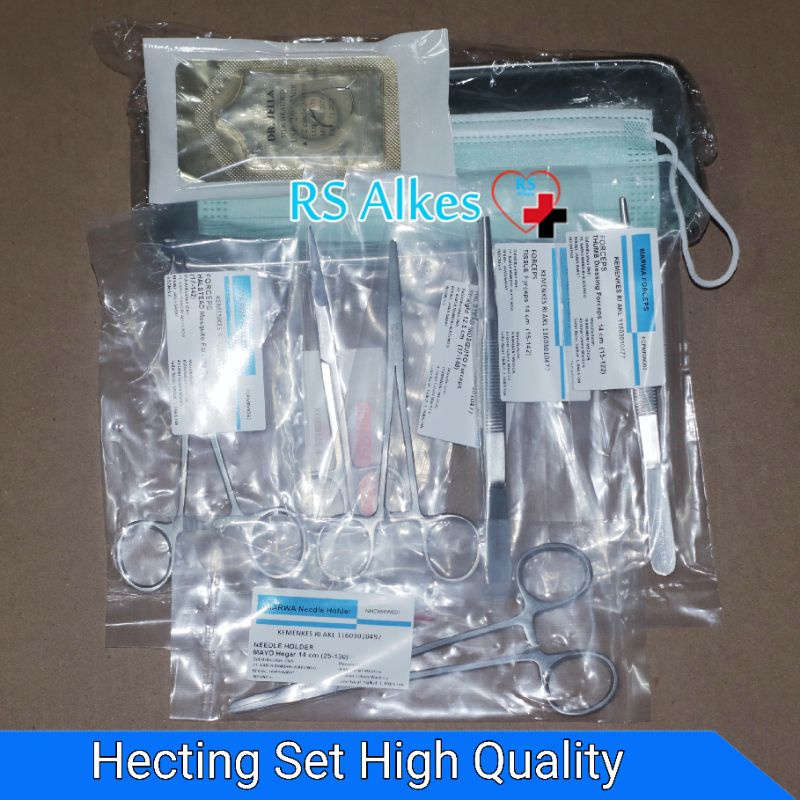 Hecting Set Hekting Set Lengkap Bedah 9 Item