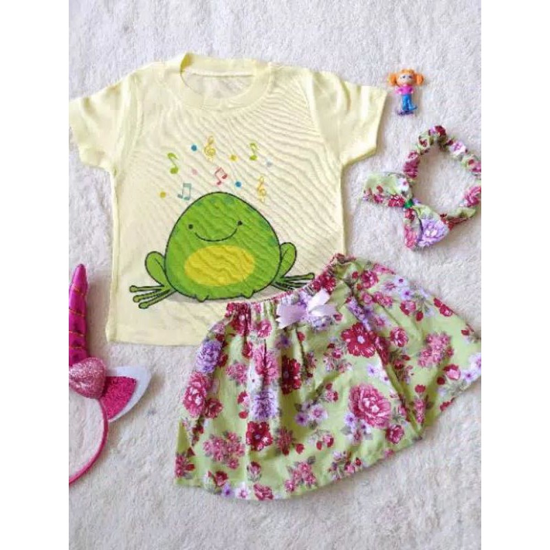 Setelan Lala Set Free Headband (6-12 bulan)