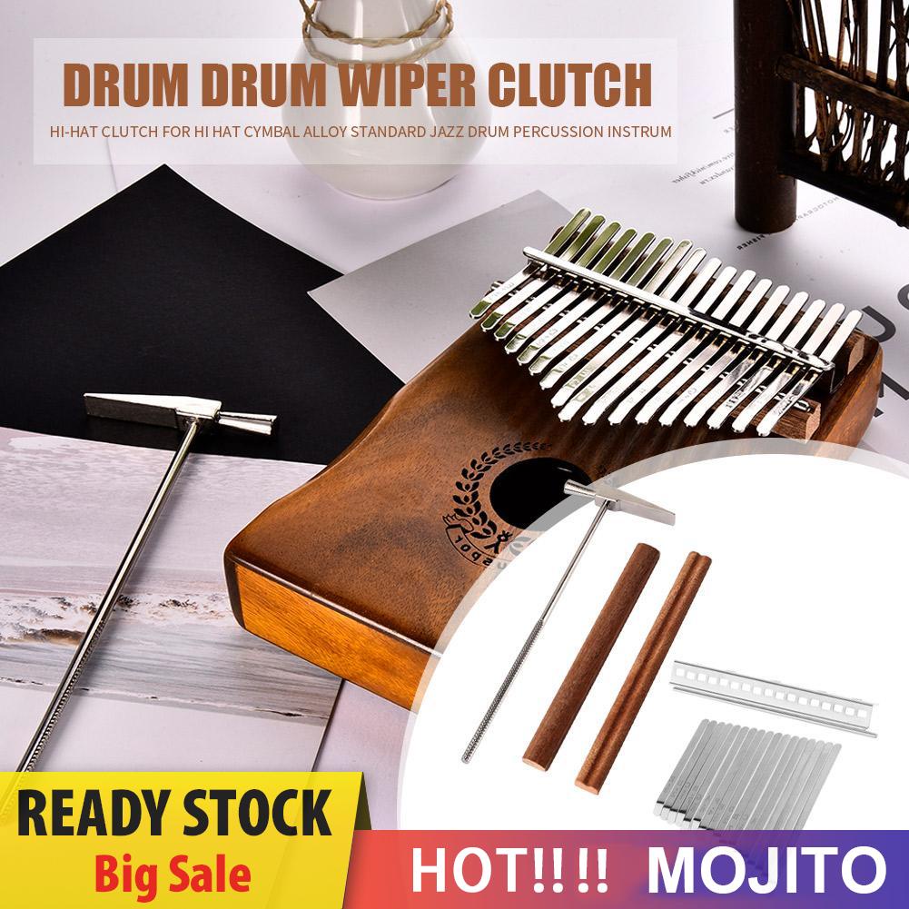 Mojito*17 Keys Kalimba DIY Keys+Bridge+Tuning Hammer Kit Thumb Piano Accessories