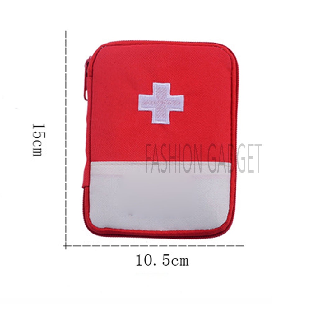 Tas P3K Kecil Tas Obat P3K Mini Slot Banyak Tas First Aid Kit Bag Portable Dompet Obat Dompet P3K Tas kecil Tas Mini Dompet Kecil Dompet Mini - Warna Acak