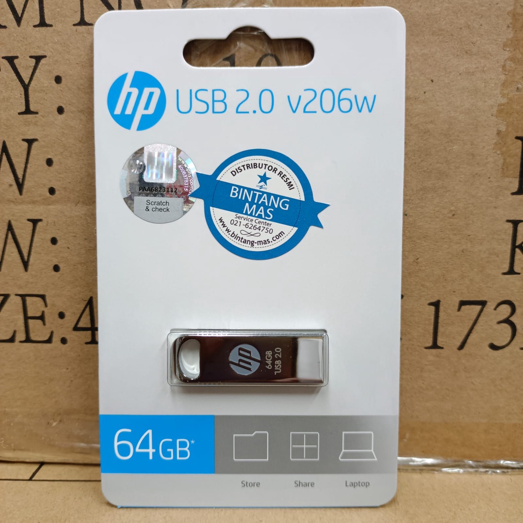 HP Flash Disk 64GB USB 2.0 V206W