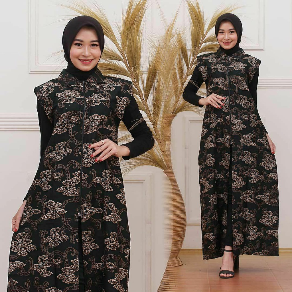 LONG CARDY BATIK WANITA Terbaru &amp; TERLARIS