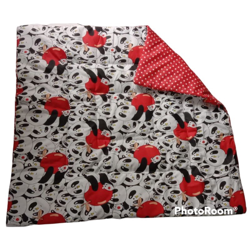 KASUR BAYI TENDA SET BEDCOVER/SELIMUT-Bedcover +tas plstik