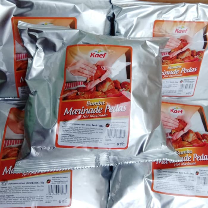 

Ready- Bumbu Marinasi Ayam / Marinade Ayam Hot Marinade Kaef