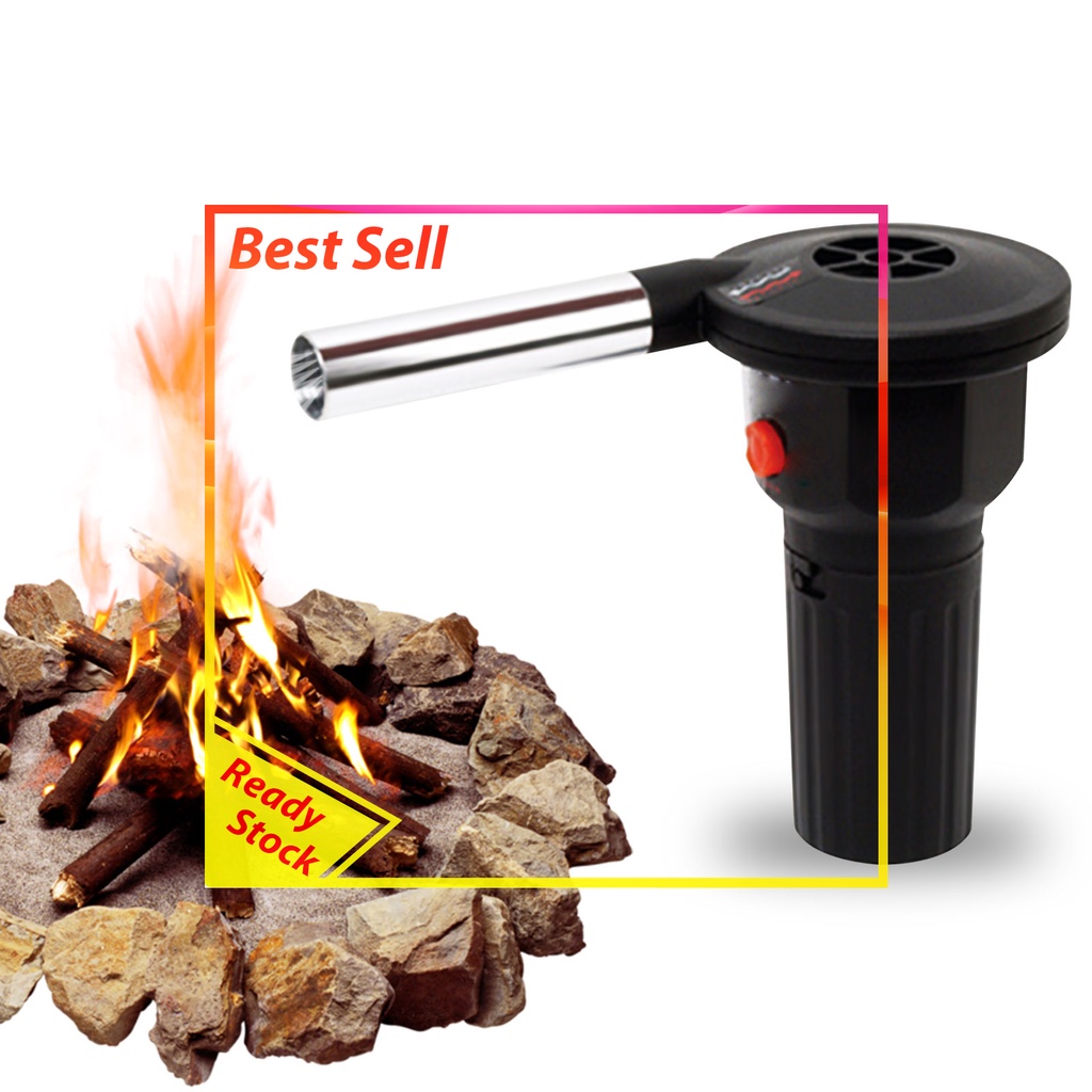 Portable Electric Fire Blower for Grilling BBQ Outdoor Flame Ignition Kit