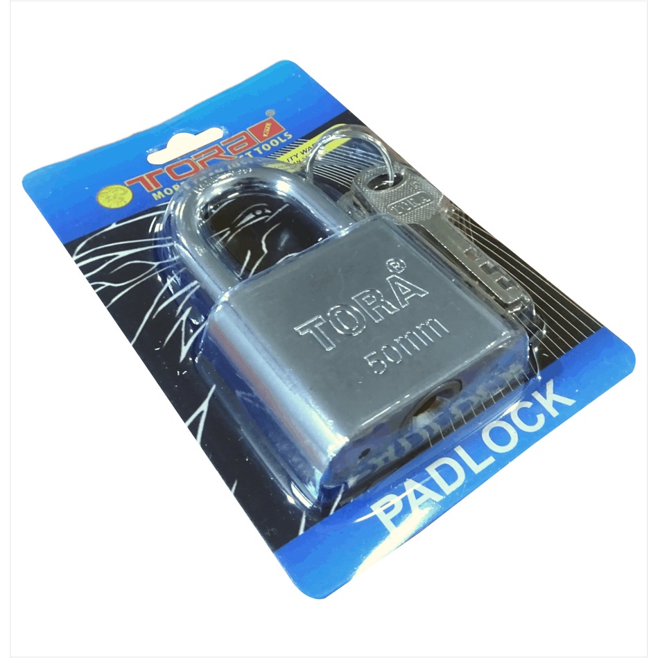 PROMO SHOPEE!!! TORA Padlock Safety Short American 50 mm - Gembok Pendek 3 Kunci