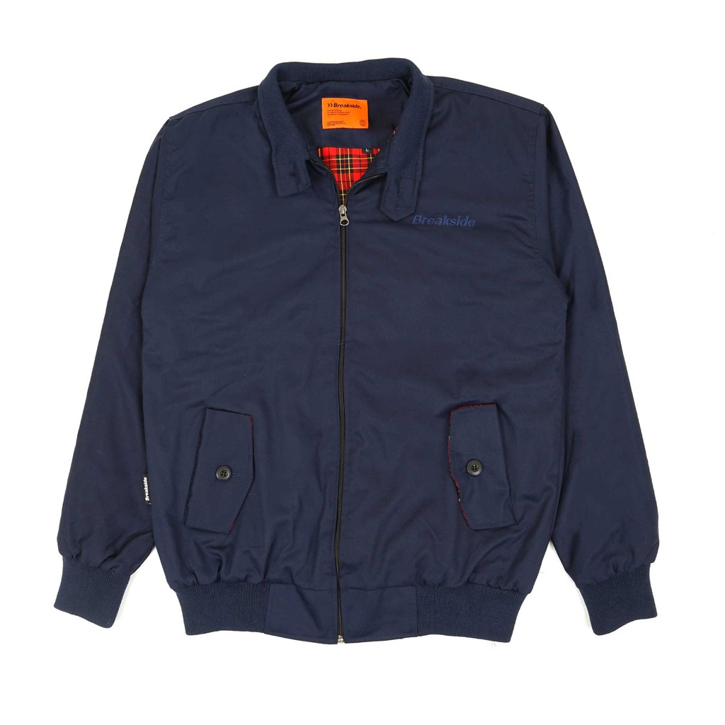 Breakside Jacket Harrington Epic - Navy Blue Jaket Pria