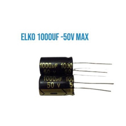 ELKO KAPASITOR 1000UF - 50V MAX