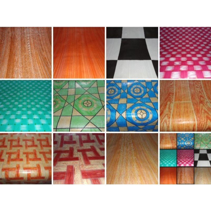 Karpet plastik Lantai per meter MOTIF RANDOM