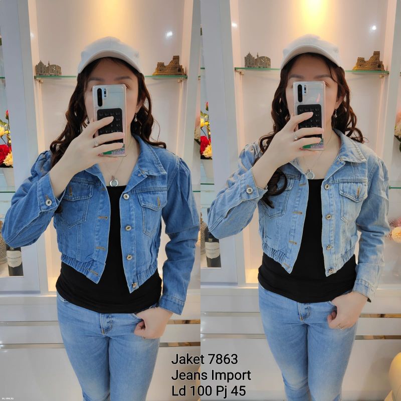 Jaket jeans impor wanita jaket wanita impor