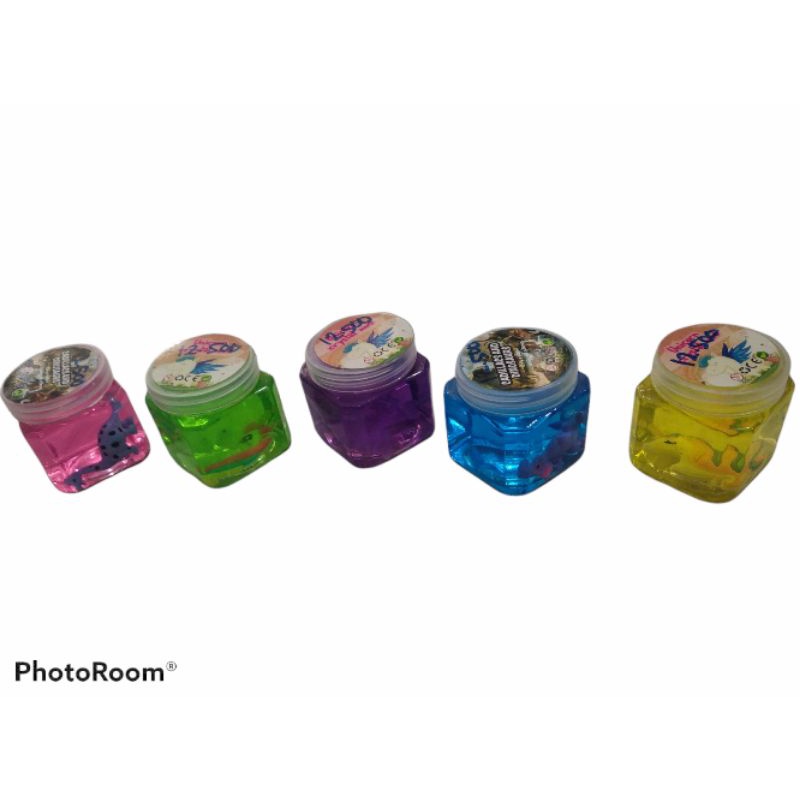 Mainan Anak Slime jelly dengan wadah