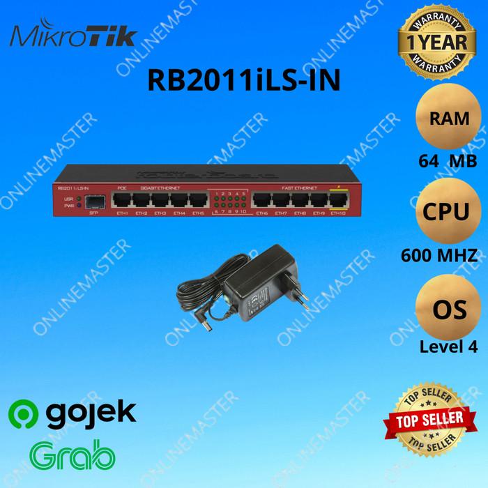 Networking / Rb2011Ils-In (Desktop Case + Sfp) Routerboard Mikrotik Berkualitas Terbaik