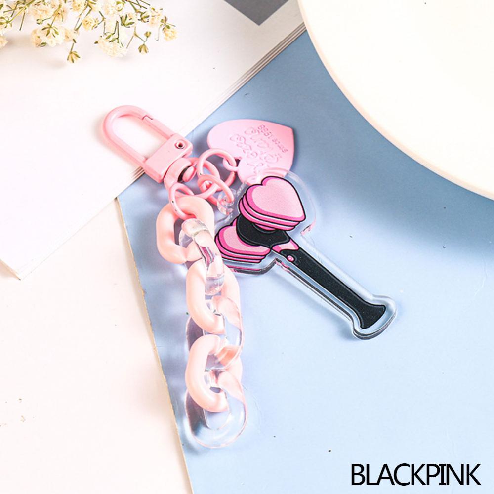 Timekey Gantungan Kunci Desain BTS / Blackpink / NCT / TWICE / EXO / IU League A7B2