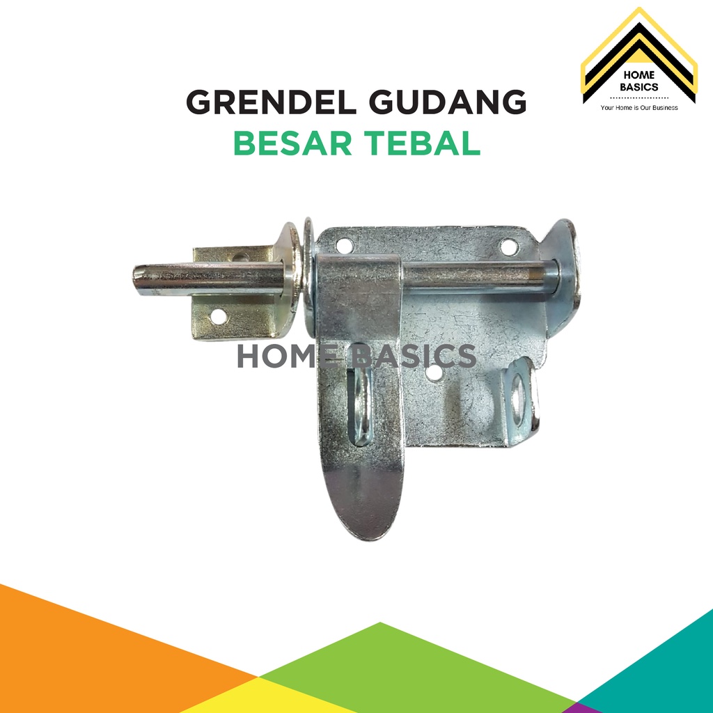 Grendel Gudang Besar Tebal / Selot Pintu / Slot Pagar