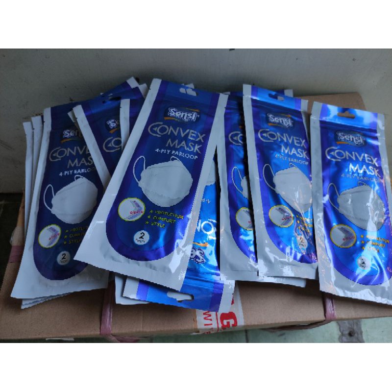 Masker Sensi Convex Sachet Isi 2 Pcs