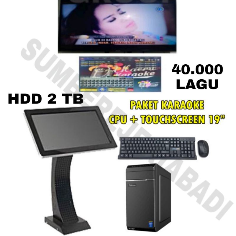 DISTRIBUTO PC KARAOKE/BISNIS KARAOKE 2 TB 40.000 LAGU ORIGINAL