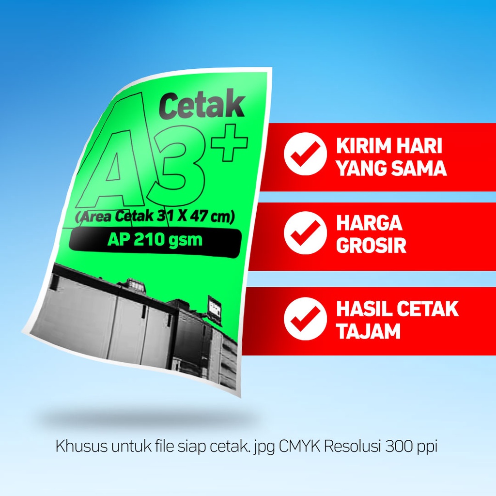 

Cetak A3+ Artpaper 210 gsm / Cetak Artpaper 210 gsm