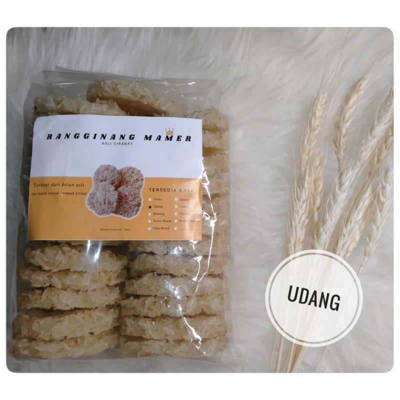 

Rengginang mentah rasa udang asli Ciparay Bandung