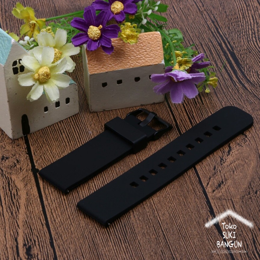 TALI JAM 22mm QUICK RELEASE Rubber THIN Fashion Watch Band Strap