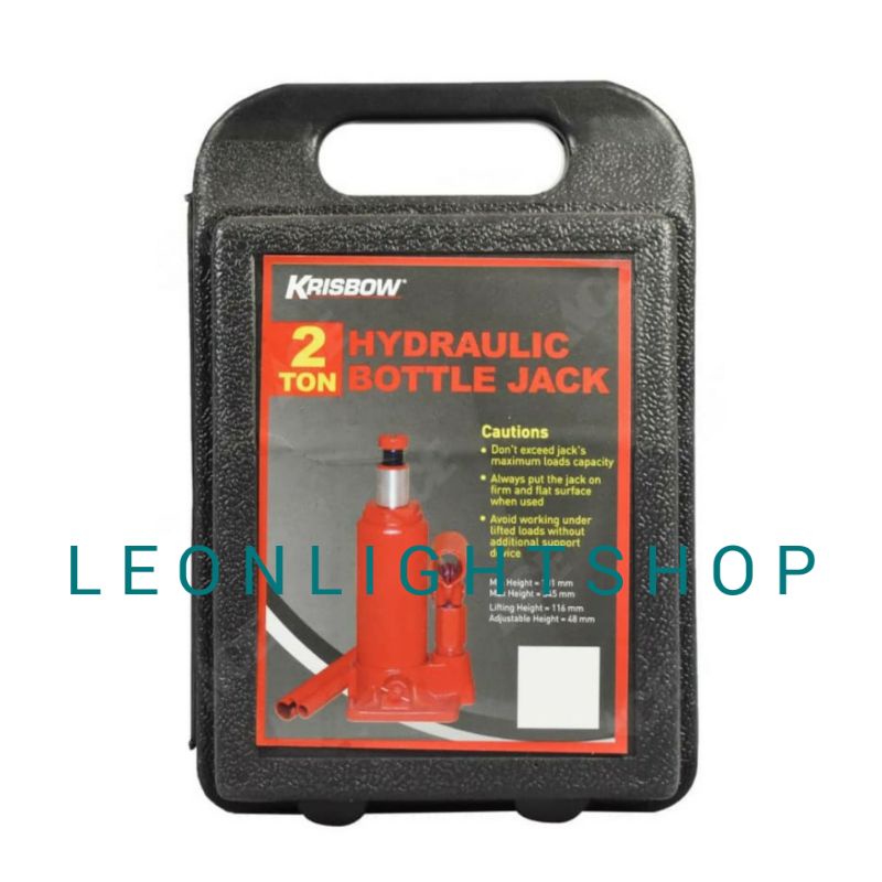 KRISBOW DONGKRAK MOBIL 2 TON/ACE HYDRAULIC BOTTLE JACK 2 TON W/BMC/ACE DONGKRAK MOBIL 2 TON