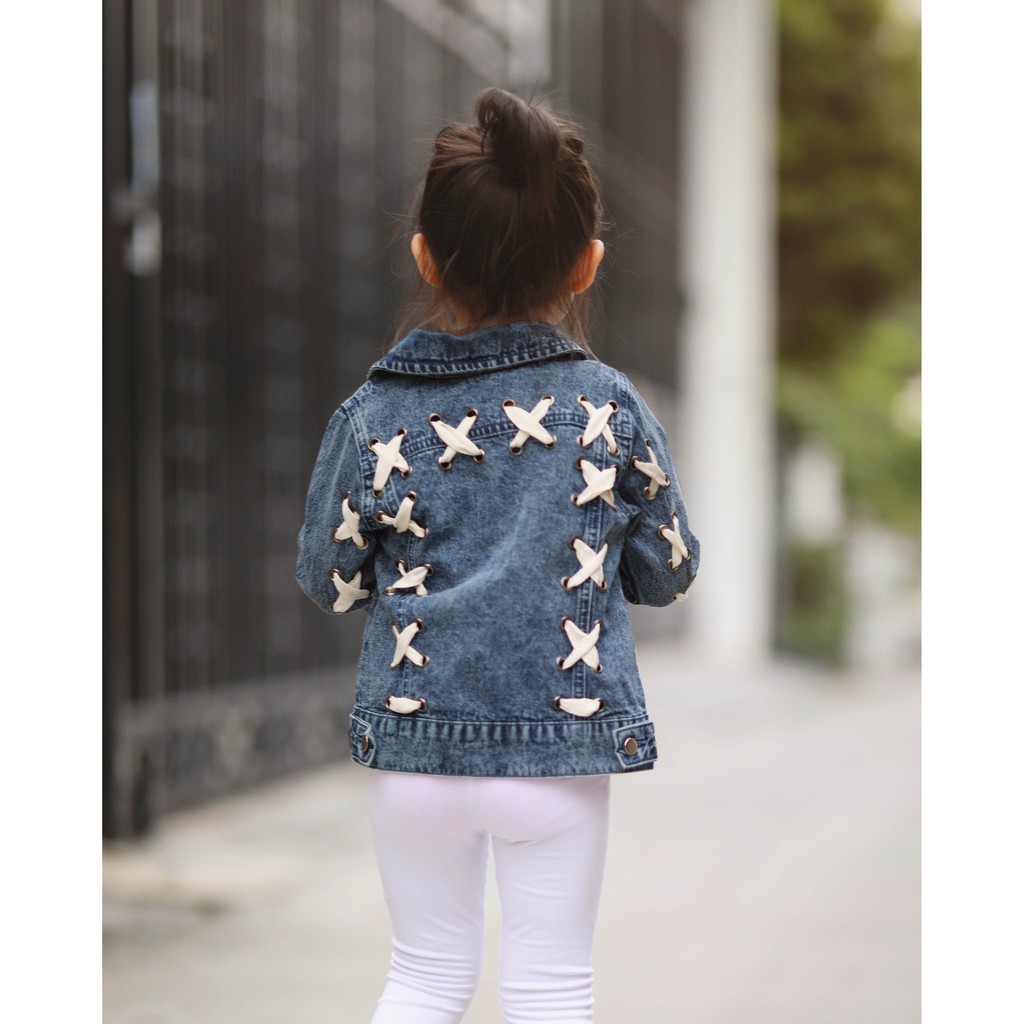 TWISTED DENIM JACKET | Jaket Denim Anak | Jaket Anak Unisex | Outer Anak | Atasan Anak | Jaket Jeans Anak