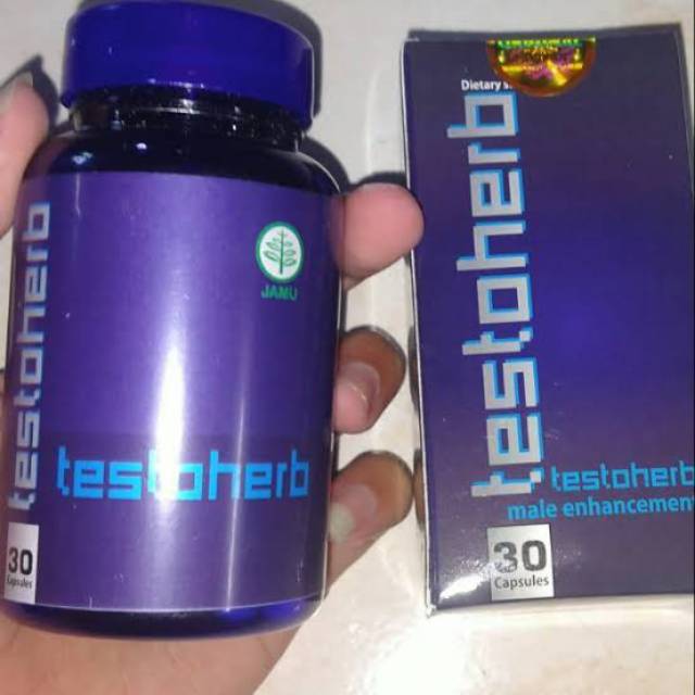 TESTOHERB ORIGINAL 100% HALAL PENAMBAH STAMINA DAN OBAT TAHAN LAM4