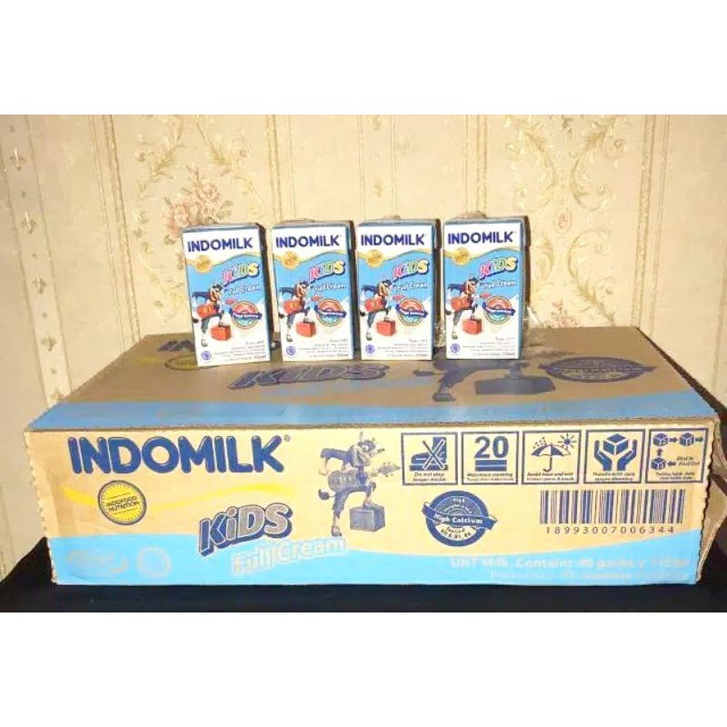 

Susu Indomilk Kids Fullcream {115 ml/40 Pcs/Karton}