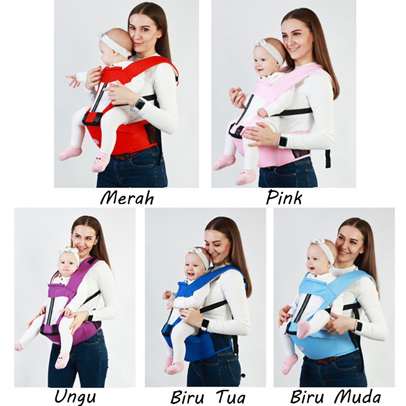 Grosir - 997 Baby Hipseat / Gendongan Bayi Depan &amp; Belakang / Baby Carrier / Perlengkapan Bayi