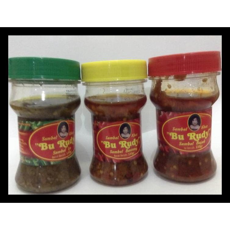 

Sambal Bu Rudy Koplit Paket Hemat (Bawang ,Terasi, Hijau) Special