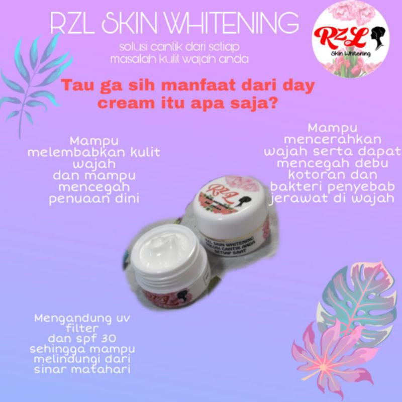 RZL GLOW CREAM MALAM + CREAM SIANK