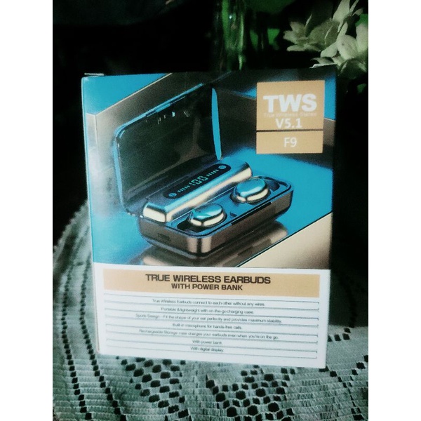 Headset Bluetooth TWS V 5.1 F9