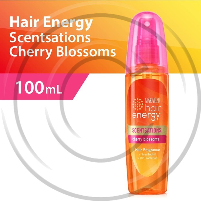 Makarizo Hair Energy Scentsations Hair Fragrance Cherry Blossom 100mL Parfum Rambut / Minyak Wangi