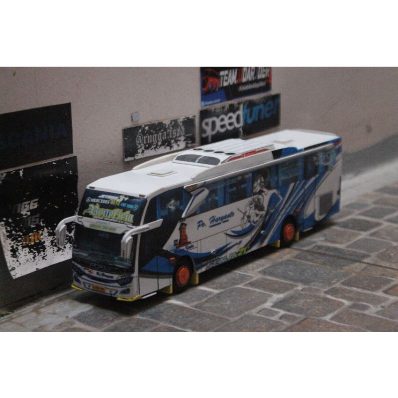 PAPERCRAFT BUS SKALA 1:50 PO.HARYANTO BENEFICIA