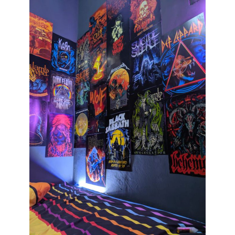 Isi 10pcs Poster Band Poster Metal Poster Kamar Poster Dinding Posterbmth Shopee Indonesia