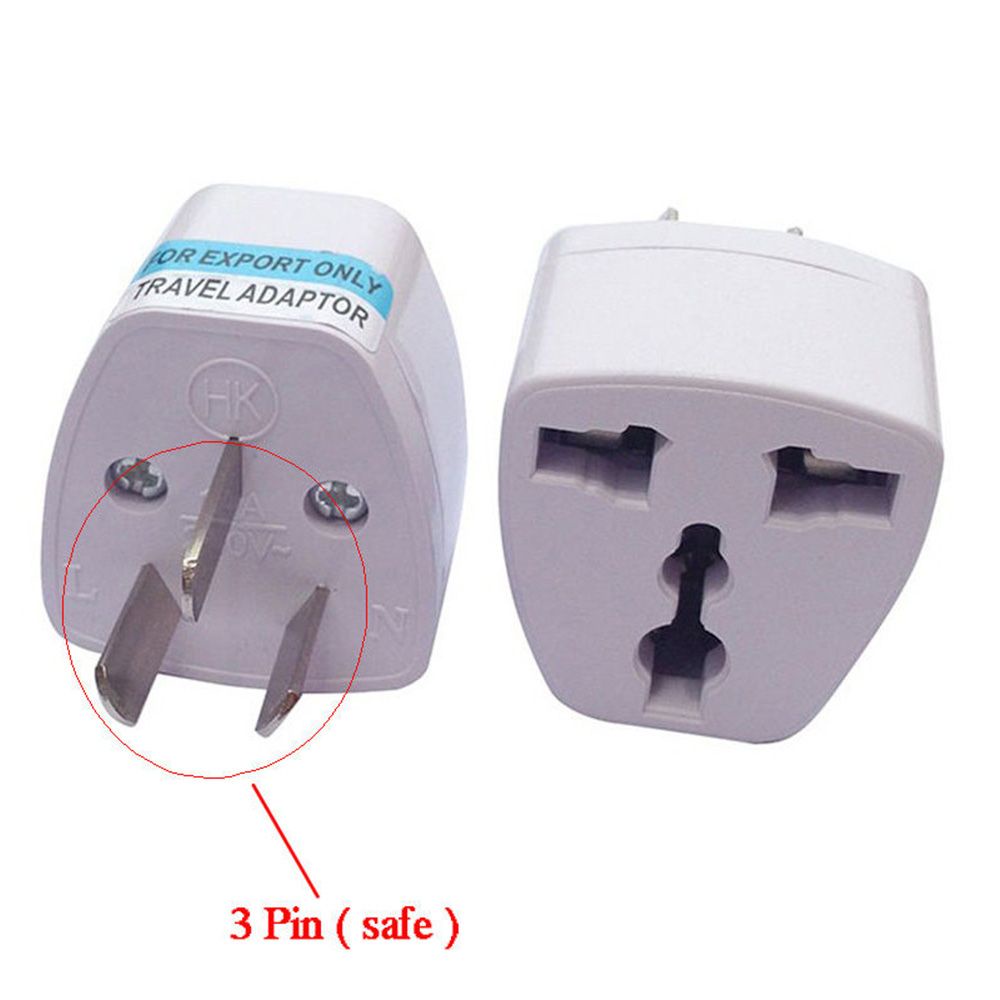 Rebuy 1pc Adapter Konverter Plug Listrik 10a / 250v / 800w Uk / Us / Eu Universal Ke Au / Australia Ac Power 3 Pin Untuk Travel