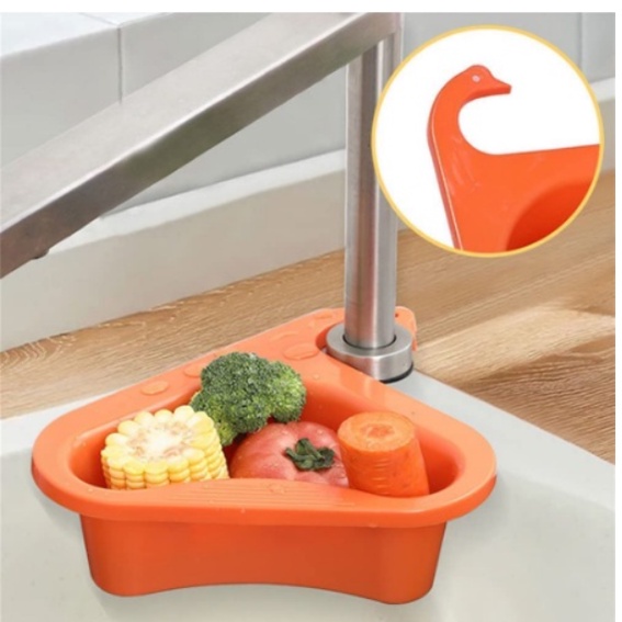 Rak Tirisan Sudut Wastafel Bentuk Angsa Murah