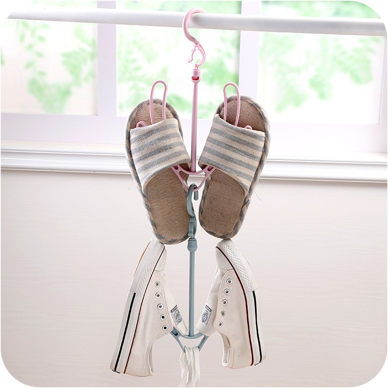 [CLASHOP]HANGER SEPATU /HANGER HIJAB/ HANGER SERBAGUNA Gantungan Sepatu Sandal Slop / Hanger Sepatu / Jemuran