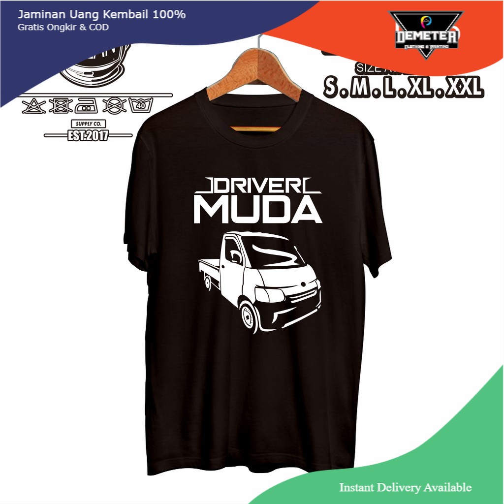 KAOS BAJU DRIVER MUDA MOBIL GRANMAX GRAN MAX KAOS OTOMOTIF - Demeter.Cloth