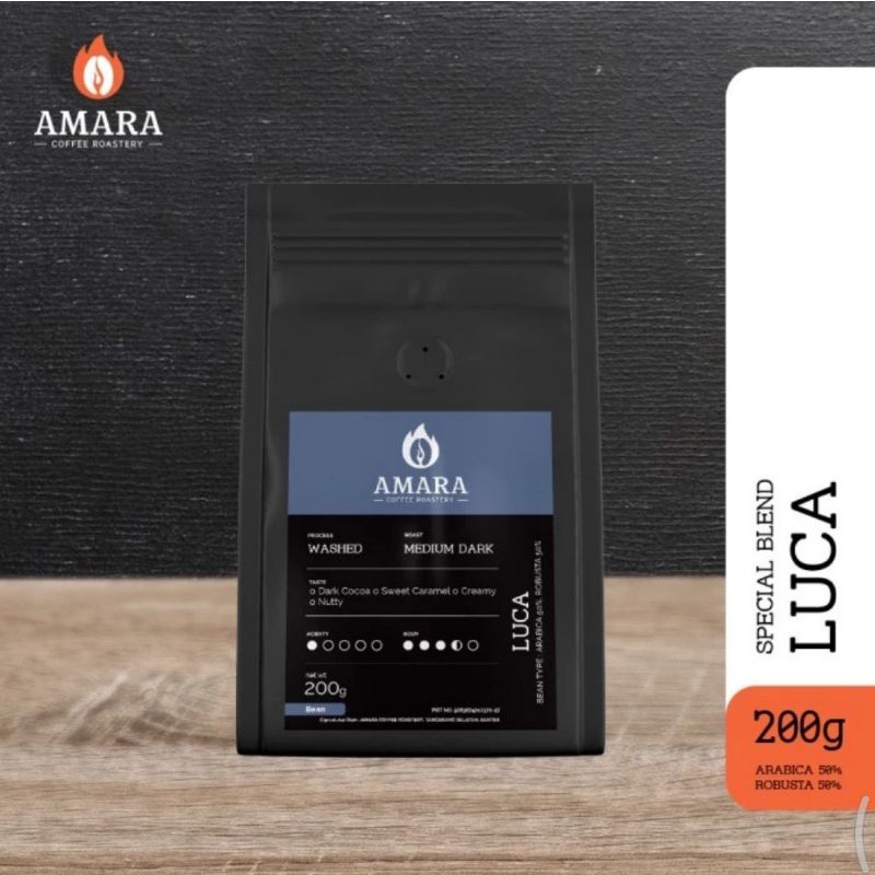 

Amara Special Blend - Luca 200GR - Arabica 50%Robusta 50%