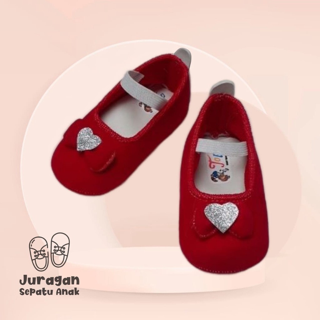 Sepatu bayi perempuan baby shoes prewalker pita love lucu sepatu bayi kekinian dan termurah