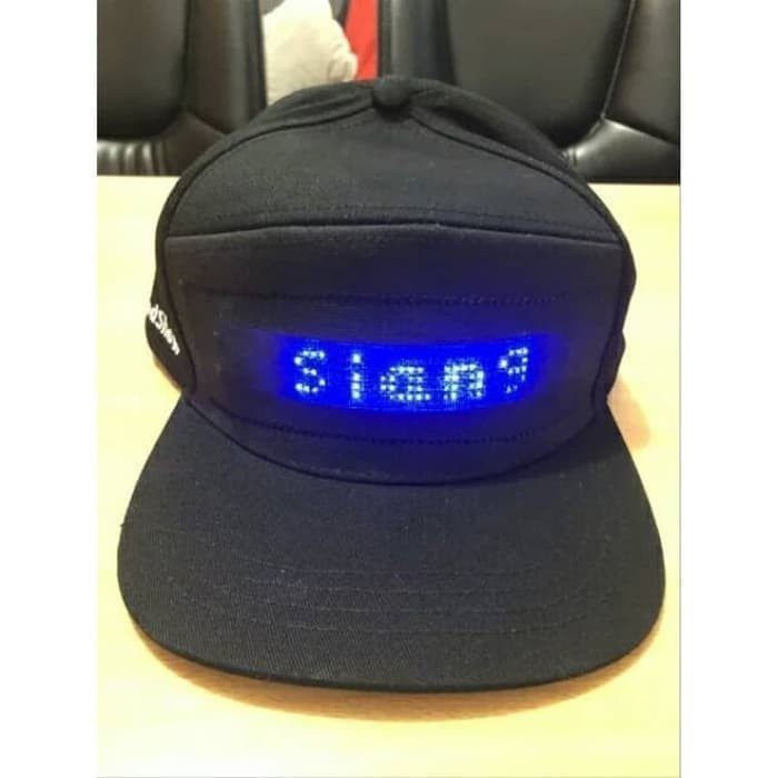 Jual ws Topi LED Display Mini Running Text - LED Topi - topi led - led Murah