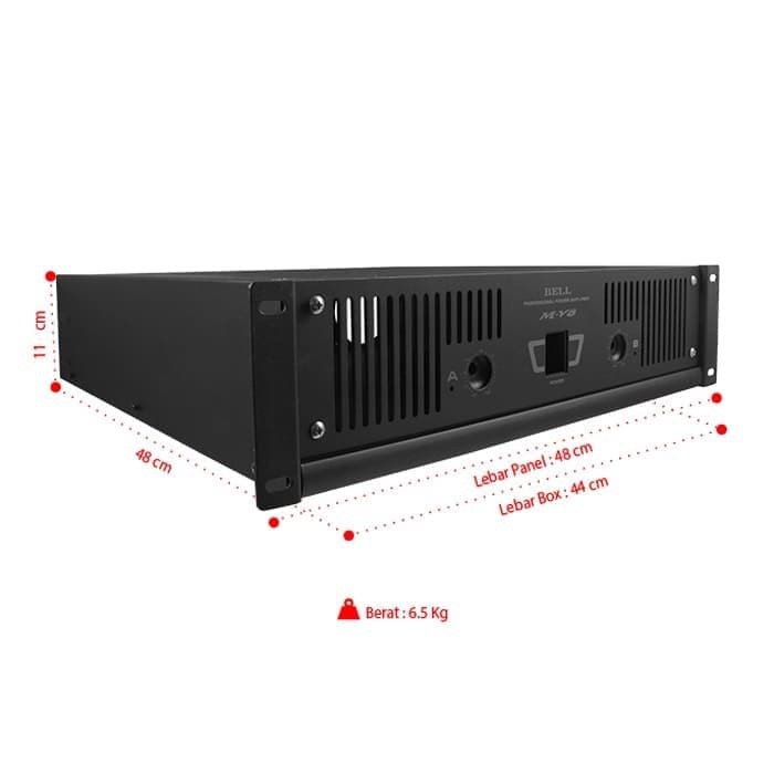 BOX POWER AMPLIFIER BELL MV8 MV-8 MV 8 BOX POWER LAPANGAN AUDIO BGR  BOX PROFESIONAL POWER AMPLIFIER