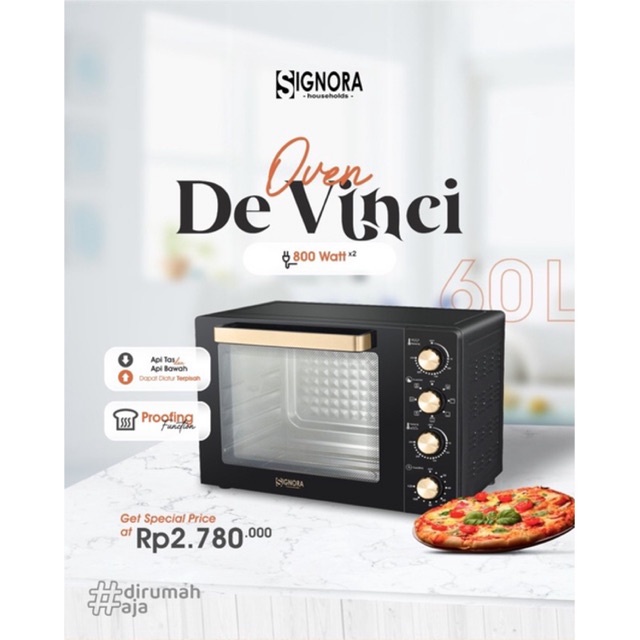 PROMO OVEN SIGNORA DE VINCI
