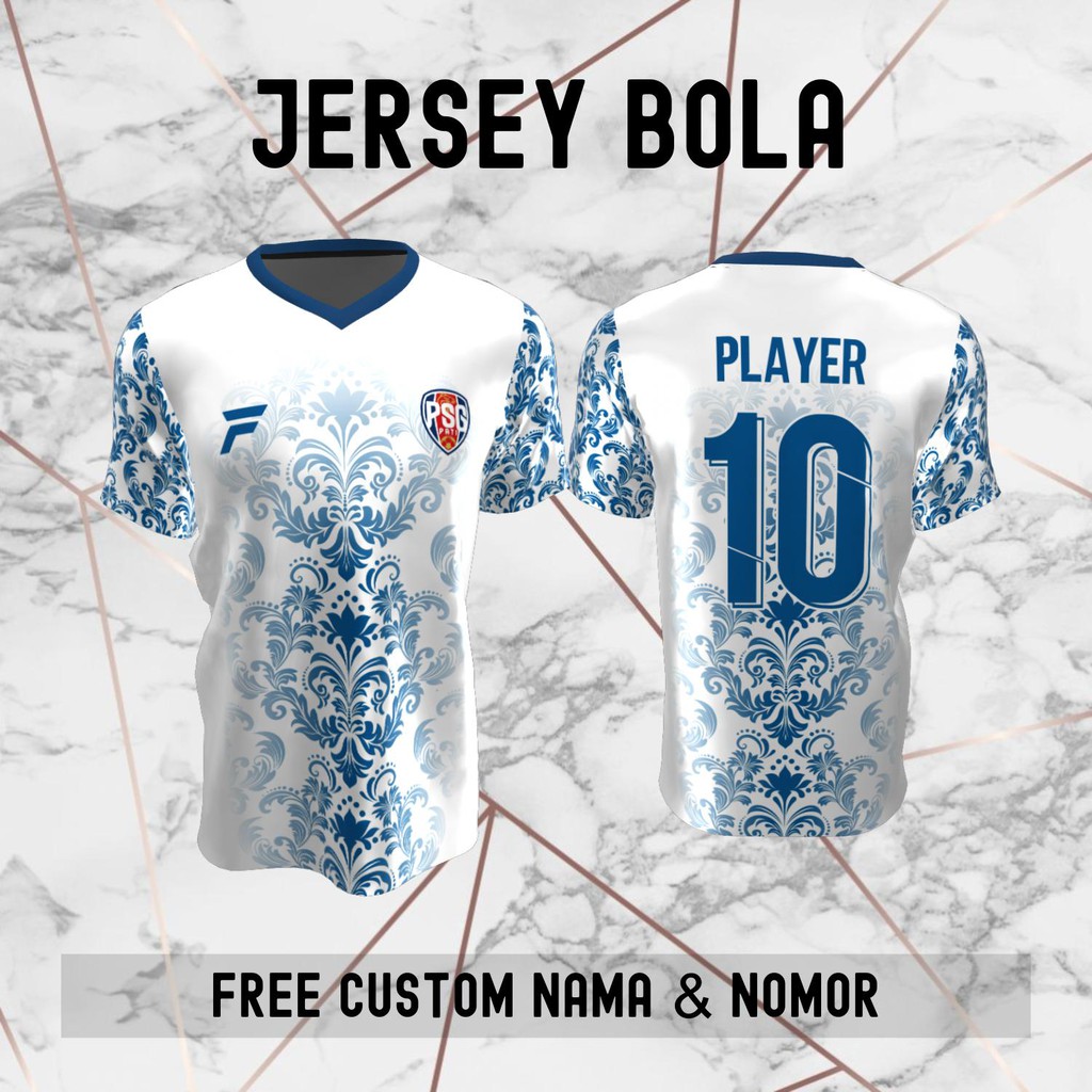 Jersey Batik PSG Pati Klub Bola Baju Kaos Custom Nama dan Nomor Punggung - 1167