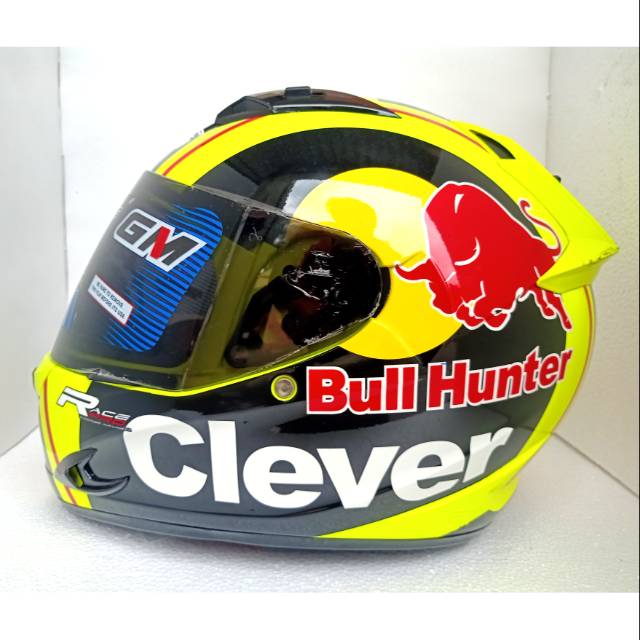HELM FULLFACE GM RACE PRO MOTIF CLAVER