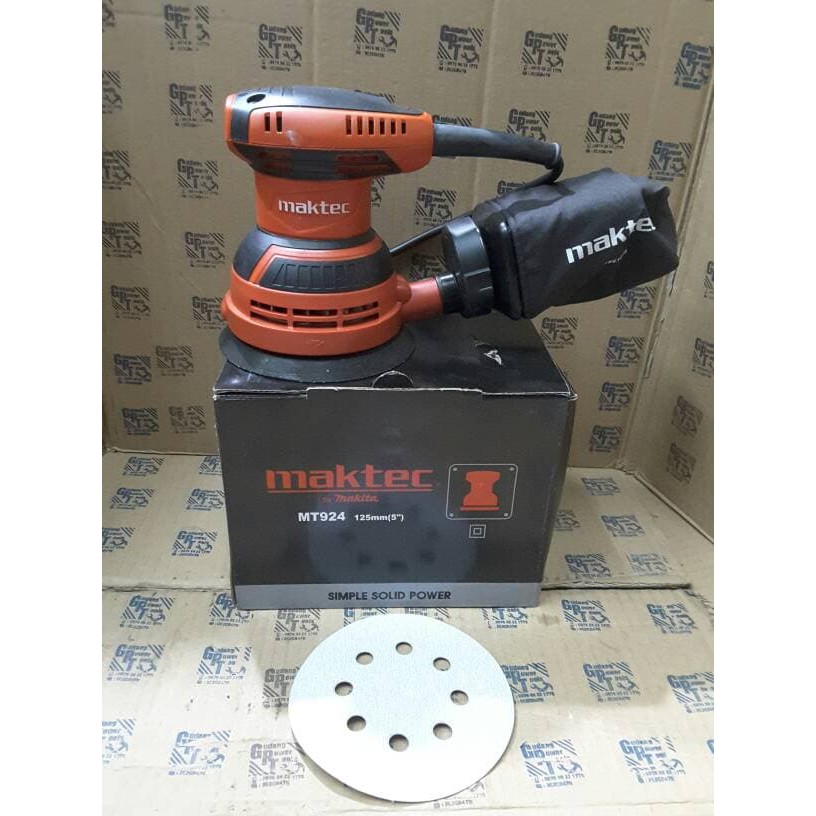 Mesin Amplas Orbital Sander Maktec Mt924 Mt 924
