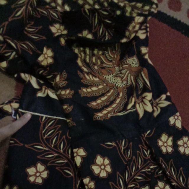 Baju Batik Couple Keluarga Anak Gamis Super Jumbo Manuk Tarung