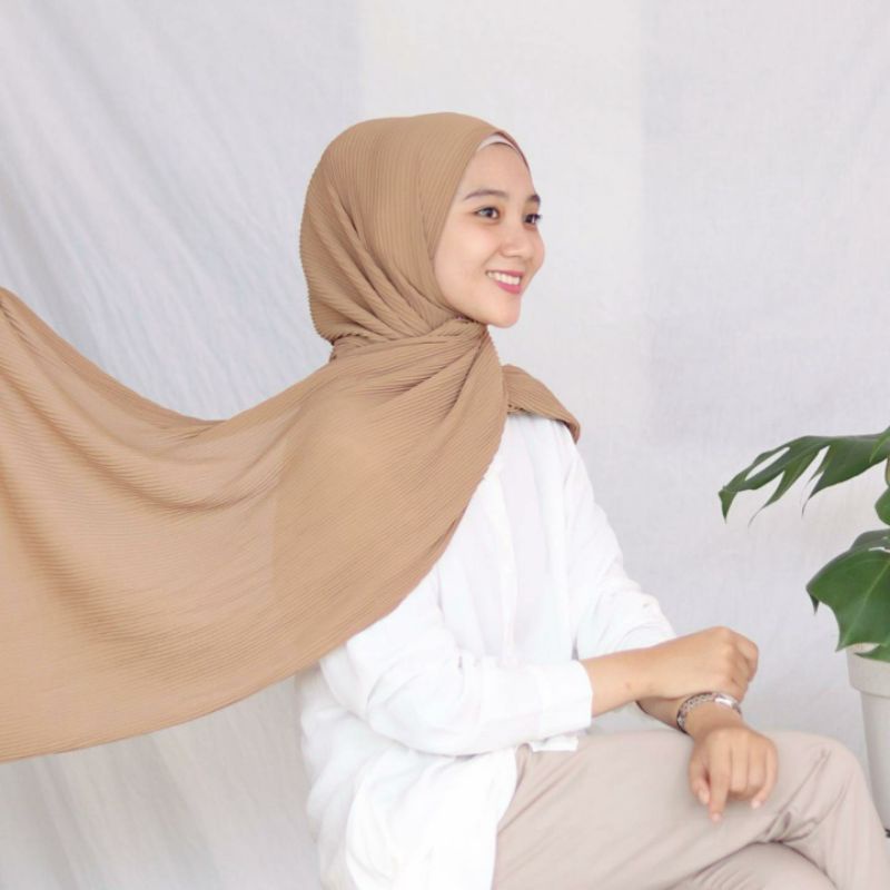 ELEA PLEATED SHAWL / Pashmina plisket ceruty