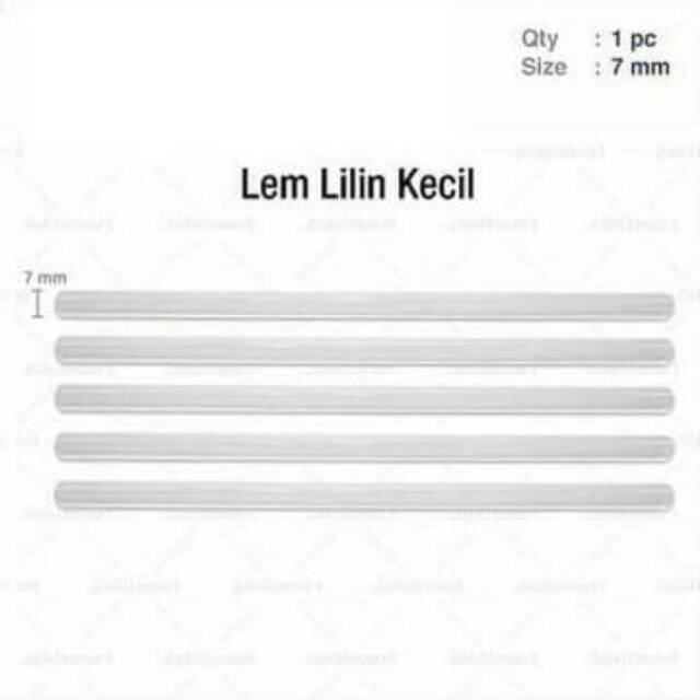 Isi refill ulang Lem tembak stick glue gum besar kecil putih bening kuat karet murah di semarang-2