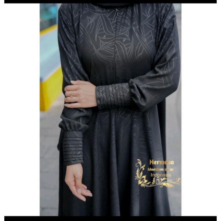 GAMIS EMBOS HITAM 4 METER /YORIS CALTRI HERMOSA HITAM/EMBOS YORIS CALTRY ORIGINAL BY HERMOSA 4 METER
